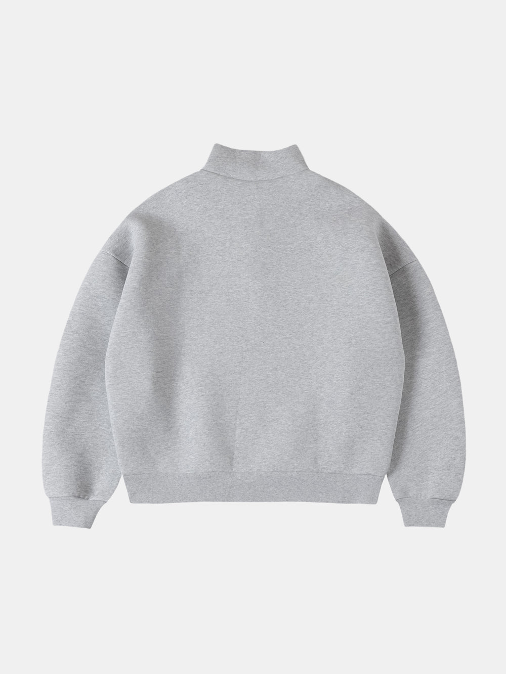 'HEATHER GREY' QUARTER-ZIP