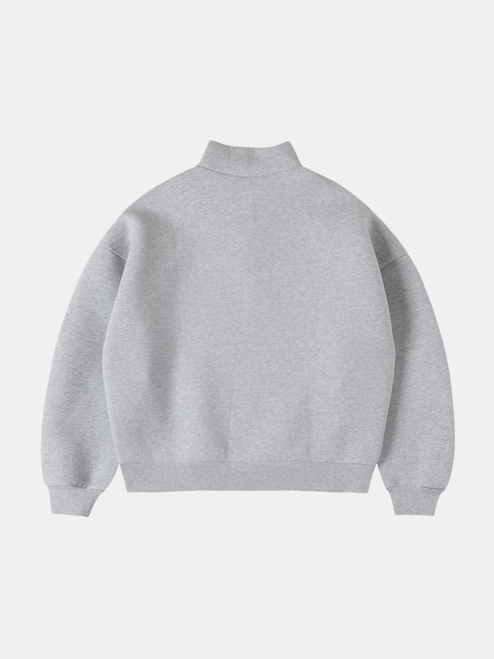 'HEATHER GREY' QUARTER-ZIP