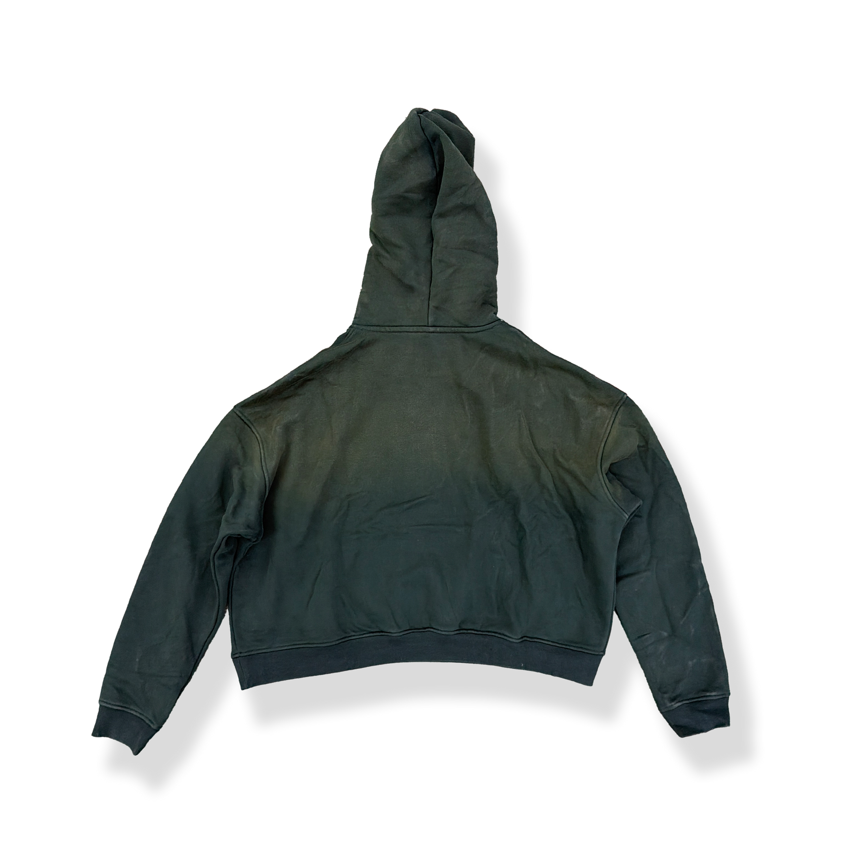 'GREEN' SUN-DRIED CROPPED HOODIE