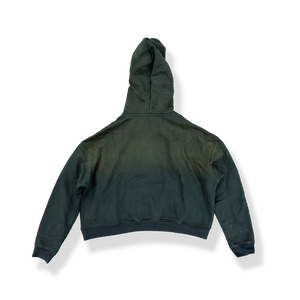 'GREEN' SUN-DRIED CROPPED HOODIE