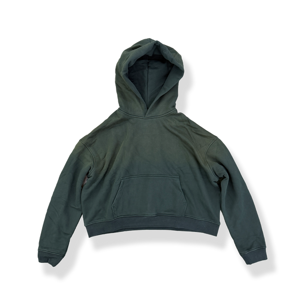 'GREEN' SUN-DRIED CROPPED HOODIE