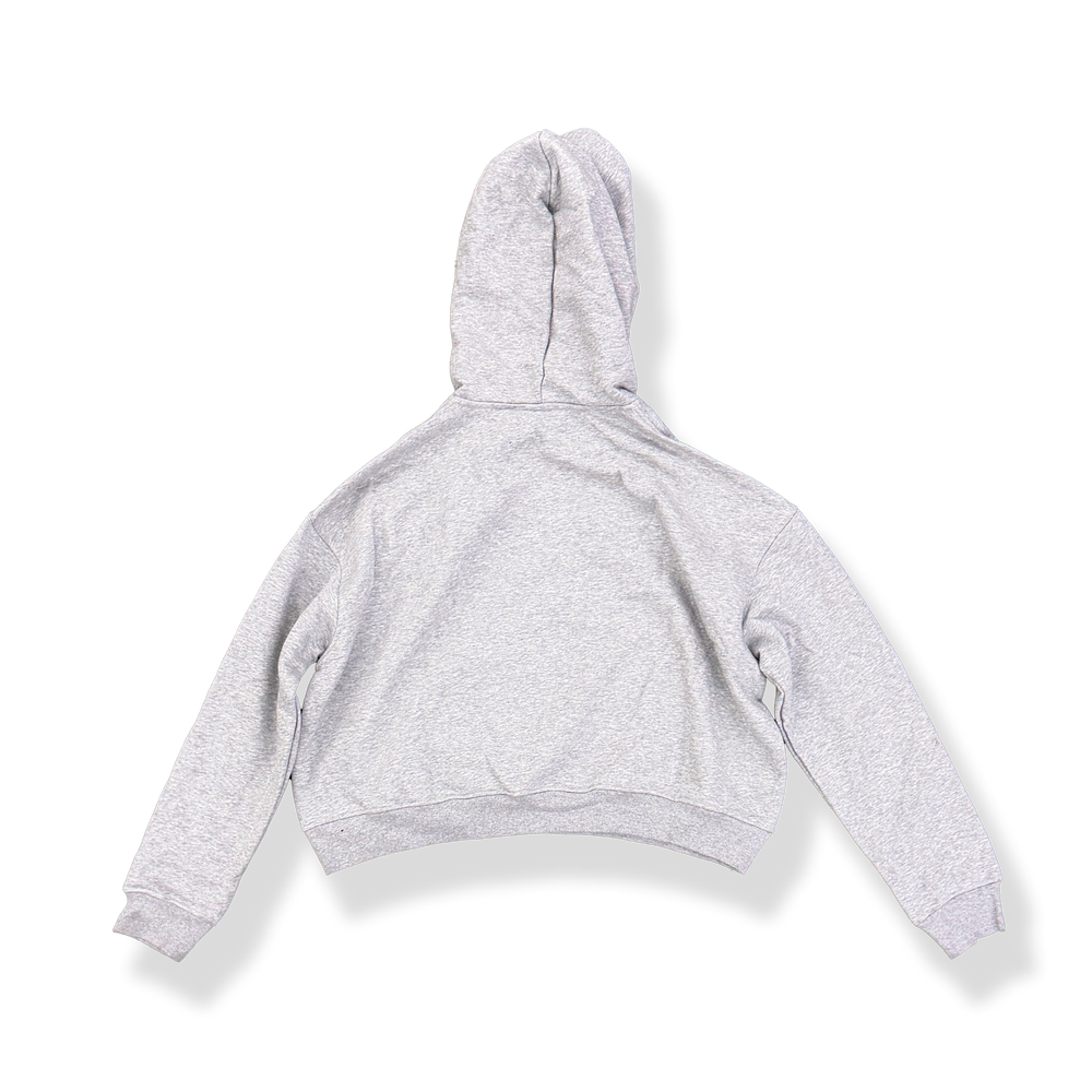 'HEATHER' SUN-DRIED CROPPED HOODIE