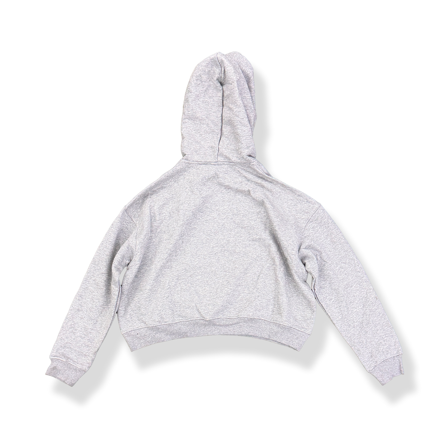 'HEATHER' SUN-DRIED CROPPED HOODIE
