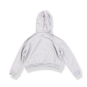 'HEATHER' SUN-DRIED CROPPED HOODIE