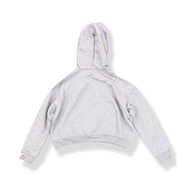 'HEATHER' SUN-DRIED CROPPED HOODIE