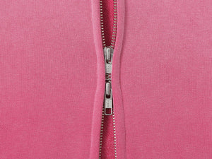 'PINK' WASHED ZIP-UP HOODIE