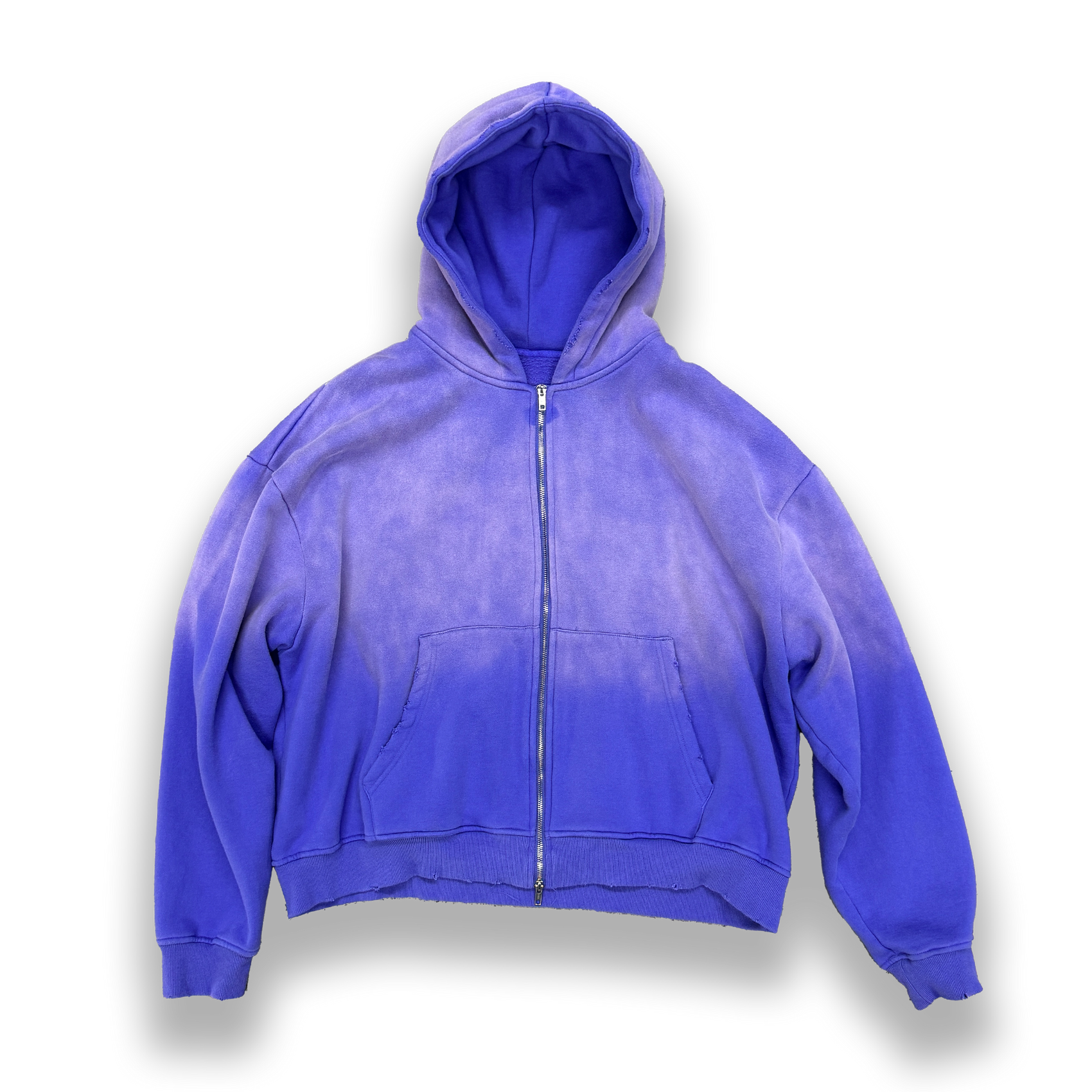 'PURPLE' SUN-DRIED ZIP-UP HOODIE
