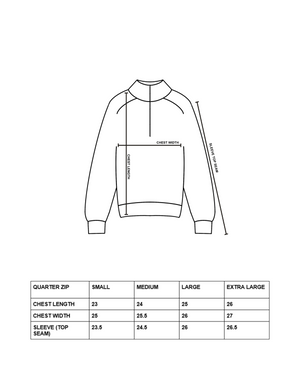 'HEATHER GREY' QUARTER-ZIP