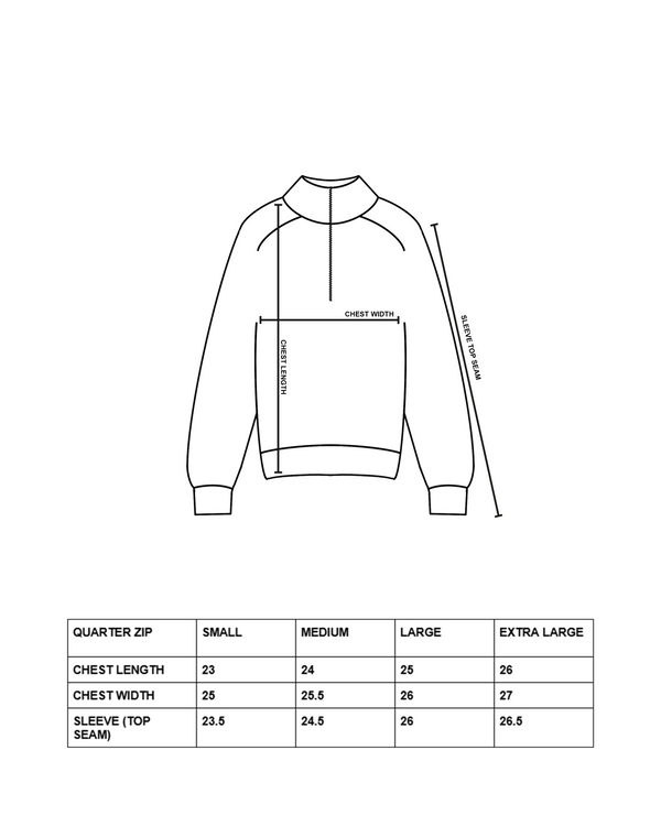 'HEATHER GREY' QUARTER-ZIP