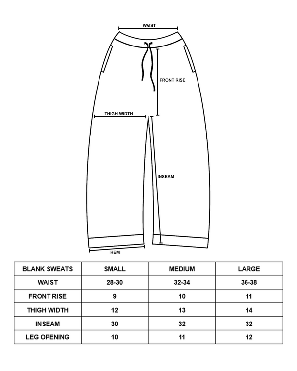'BLACK' SWEATPANTS